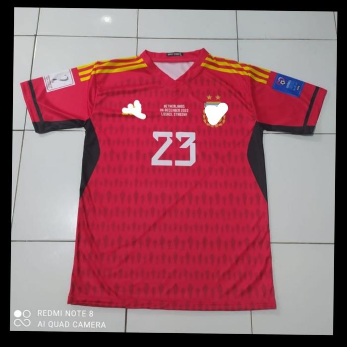 Gambar Jersey Argentina 2022 Home Away/Jersey GK Argentina 2022 Print - kiper merah, S dari nara retro shop2 undefined Tokopedia