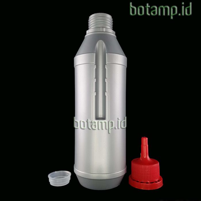 Gambar BOTOL SEALANT 500ML SILVER SEGEL HDPE TUTUP AGRO LEM KACA TUBELESS - KERUCUT MERAH dari BOTAMP PACKAGING undefined Tokopedia