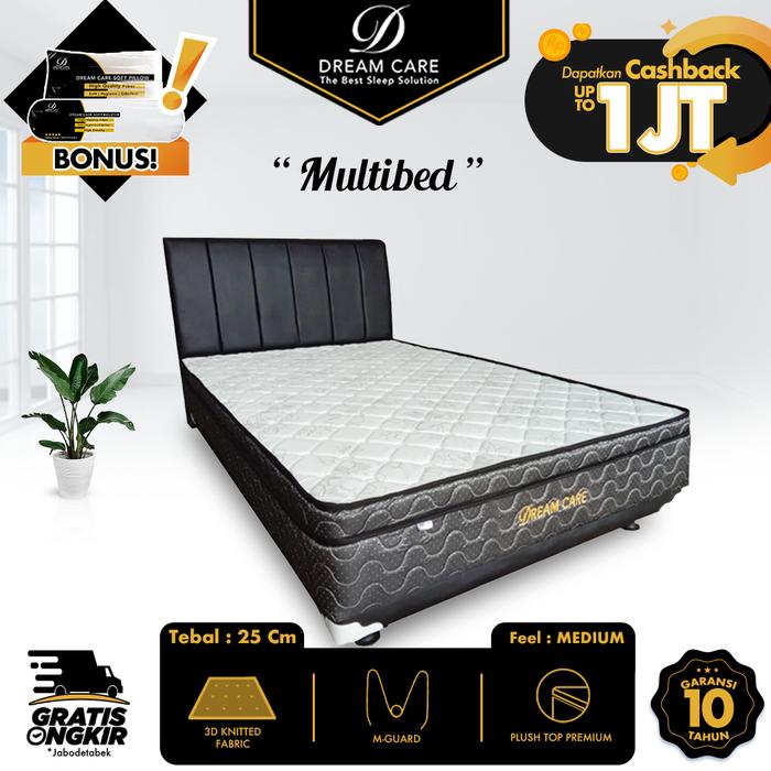 Gambar Kasur Full Set MultiBed Plush Top Dream Care - Tebal 25cm - 120x200 dari Dream Care Official Shop undefined Tokopedia
