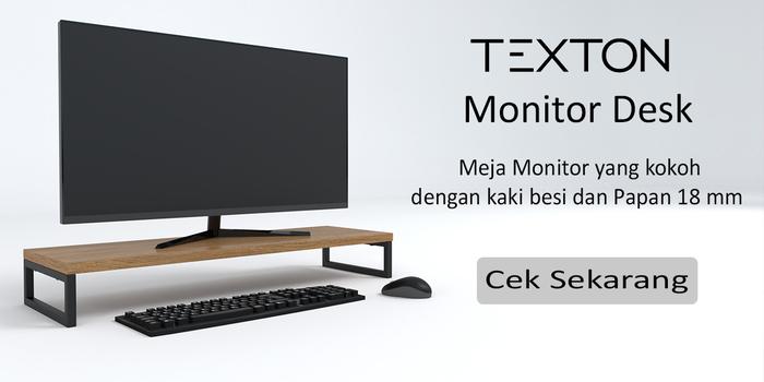 Gambar Monitor Stand / monitor desk / meja monitor / tatakan monitor texton - custom dari Amos Home and Hardware Store undefined Tokopedia