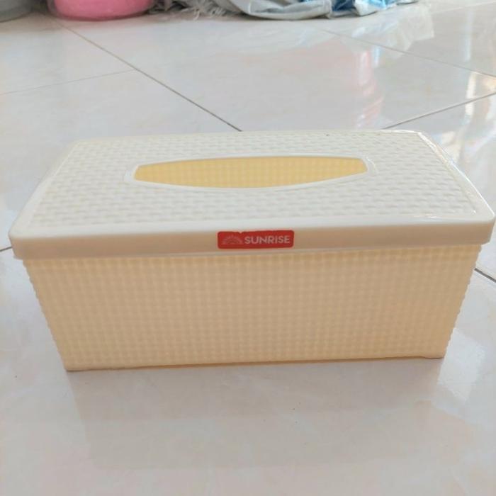 Gambar Kotak Tempat Tisu Dispenser Tissue Persegi Panjang Plastik High - Persegi Panjang dari CV PUTRA BINTANG undefined Tokopedia