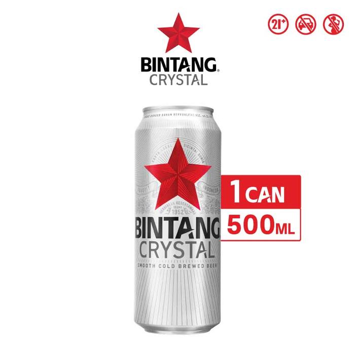 Gambar Bir Bintang Crystal Can 500 ml - 1 Can dari Drink Corner Jakarta undefined Tokopedia