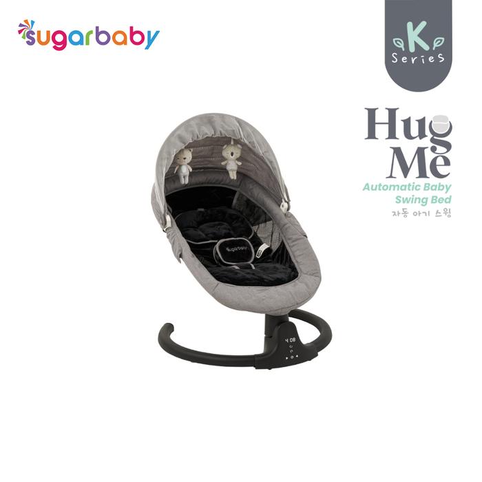 Gambar SUGARBABY HUG ME AUTOMATIC BABY SWING BED K-SERIES - K SRS BED BLACK dari LoveLive Shop undefined Tokopedia