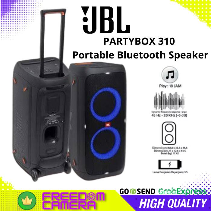 JBL Partybox 310 Portable Bluetooth Party Speaker Original Resmi  DISTRIBUTOR