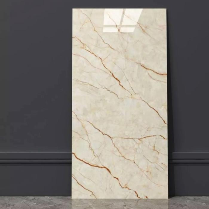 Gambar wallpaper sticker dapur kitchen waterproof vinyl marmer coklat gold - D01 dari KeeNeBae undefined Tokopedia