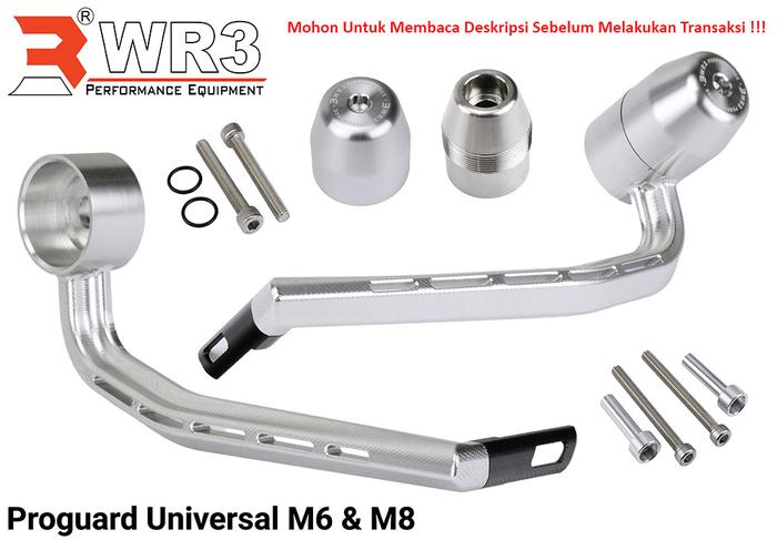 Gambar Pro Guard Proguard / Handguard Balancer WR3 Universal Semua Motor - Silver-Hitam dari WR3 Kota Administrasi Jakarta Barat Tokopedia