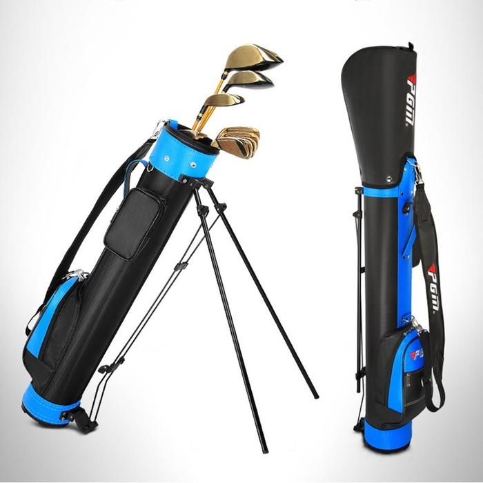 Gambar PGM Tas Golf Sunday Driving Gun Bag Stand Portable Muat 9 Club QIAB008 - Biru dari wonzila undefined Tokopedia
