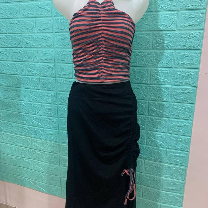 Gambar setelan one set wanita kekinian - Pink dari PUSAT BALI undefined Tokopedia