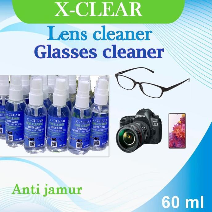 Gambar Ready X-CLEAR Cairan pembersih kacamata , Lensa kamera , LCD - 1 LITER - 60 ml dari Dunia Lensa Official undefined Tokopedia