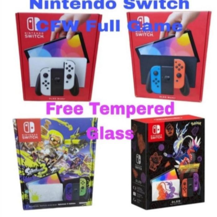 Gambar Nitendo Switch OLED Full Games Terbaru Full Games - Neon blue, 128GB dari Turtle Games & Toy Shop undefined 5 Tokopedia