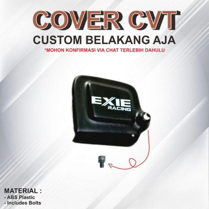 Gambar Aksesoris Tutup Mesin Motor NMax Aerox Cover CVT Dengan Lampu by Exie - belakang saja dari Suradi Sumarna Trendy undefined Tokopedia