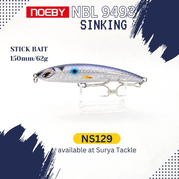 Gambar Stick Bait Fishing Lure NOEBY NBL9493 Sinking 150mm/62g/NS129 dari Surya Tackle Surabaya undefined Tokopedia