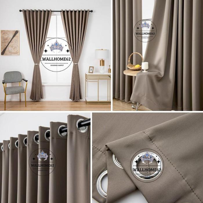 Gambar Gorden premium Blackout new sale Lebar 1m, 1.5m & 2m dari PUTU BINTANG undefined Tokopedia