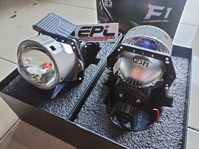Gambar Projie Proji Projector BILED AES F1 3 Inchi Bluefirm Dual Chip Led 70W - TANPA DEMON EYE dari Elyas Projector Lens undefined Tokopedia