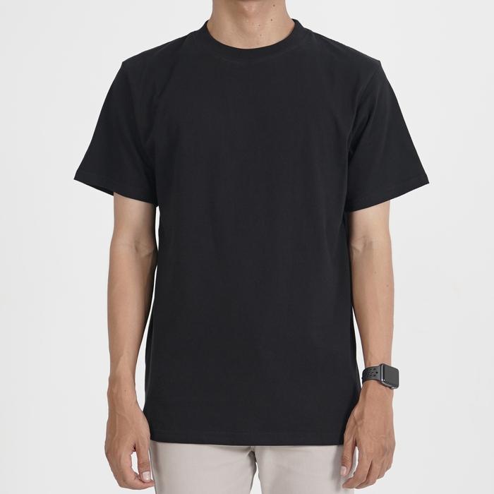 Gambar Fairgoods Kaos Polos T Shirt REGULER BASIC A TShirt Cotton Combed 24s - Hitam, S dari fairgoods undefined Tokopedia