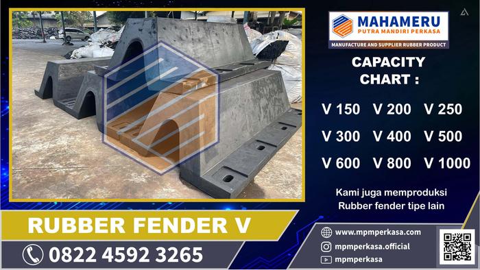 Gambar Produsen Rubber Fender Tipe V - Karet Fender V 300H 3000L di Makassar dari Mahameru Putra Mandiri Perkasa Malang undefined Tokopedia