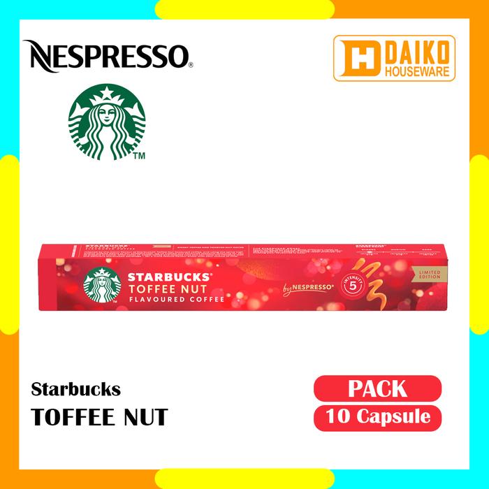 Gambar Starbucks Nespresso Capsule 1 Pack @10 Kapsul All Varian Rasa Original - TOFFEE NUT dari Daiko Houseware undefined Tokopedia