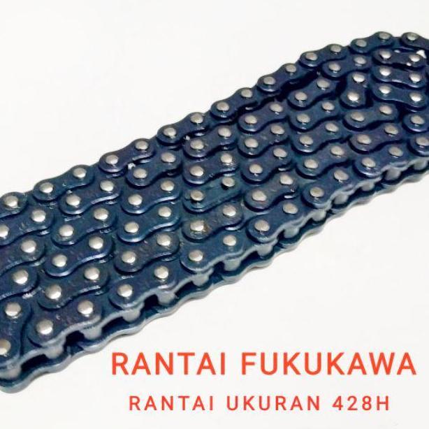 Gambar RANTAI MOTOR FUKUKAWA UKURAN 428H - 428H/Hitam, 112L Hitam dari gilian motor undefined Tokopedia