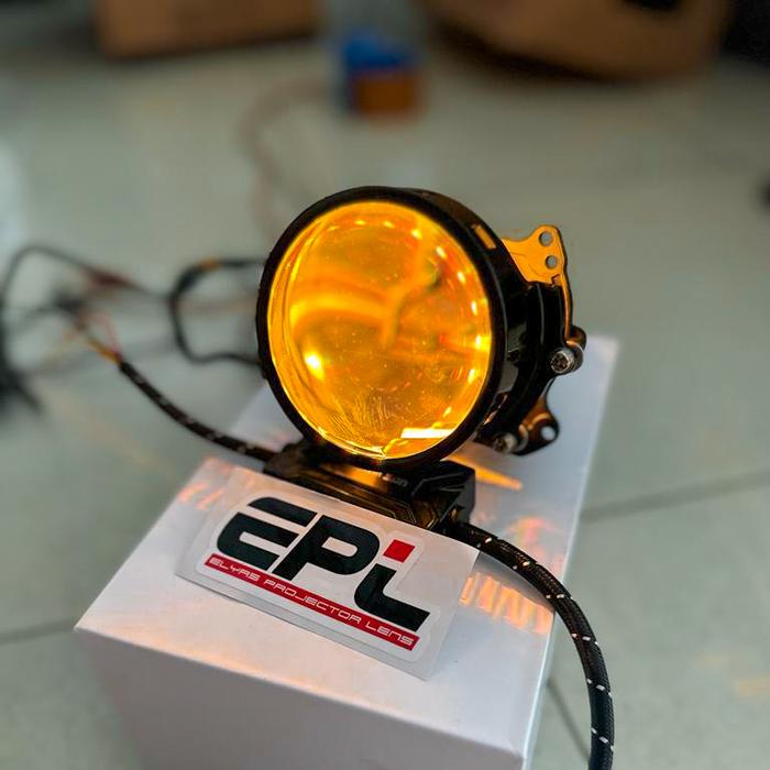 Gambar Projie Proji Projector Biled sniper VAHID E8 3 inch Purplelens 35/36w - Kunign dari Elyas Projector Lens undefined Tokopedia