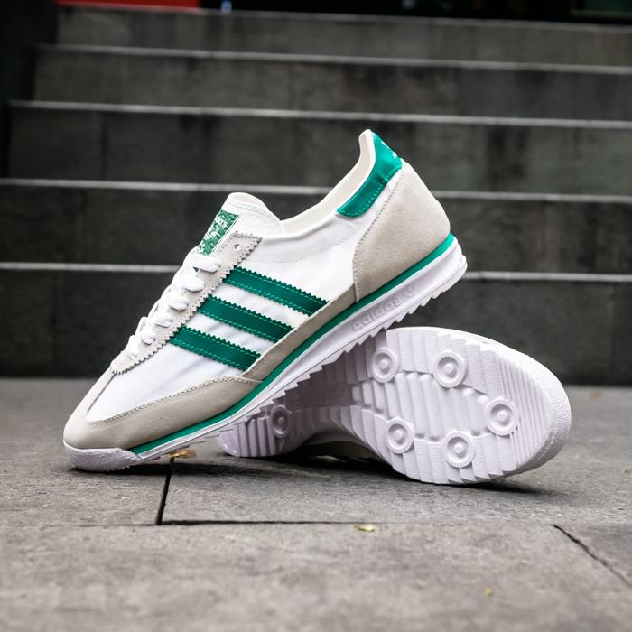 Gambar SEPATU CASUAL PRIA ADIDAS SL72 WHITE GREEN ORIGINAL BNWB SNEAKERS PRIA - WHITE GREEN, 44 dari Hansoman Sneakers undefined Tokopedia