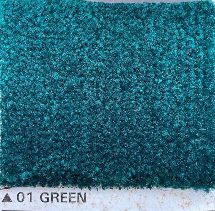 Gambar KARPET KANTOR METERAN BRISTOL 8mm LEBAR 4m KARPET NYLON - 01GREEN dari OM KARPET undefined Tokopedia