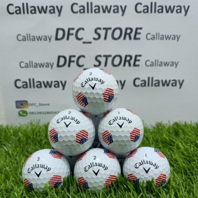 Gambar Bola Golf Callaway Chrome Soft Truvis Team USA Limited Edition Grade A dari DFC Store_NEW undefined Tokopedia