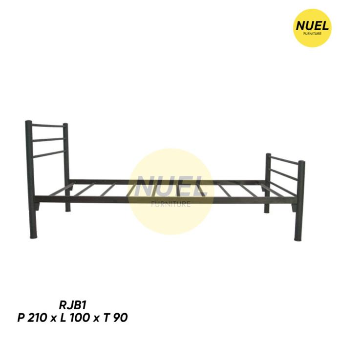 Gambar NUEL Ranjang Susun Besi Tempat Tidur Bunk Bed Tingkat Dipan (Tanpa Kasur) - Single Besi dari NuelFurniture undefined Tokopedia