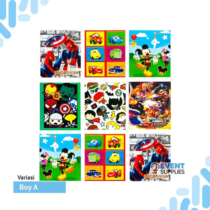 Gambar Kartu Ucapan Happy Birthday / Greeting Card / Kartu Ucapan Selamat - Boy A dari Event Supplies undefined Tokopedia