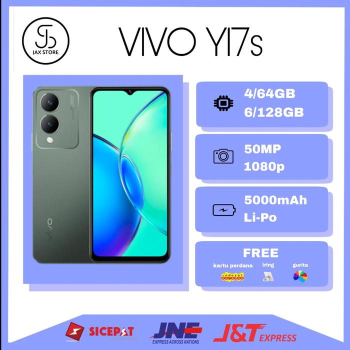 Gambar VIVO Y17s (RAM 4/64GB & 4/128GB) - GARANSI RESMI INDONESIA - Hijau, 4/128GB dari JX-Cell undefined Tokopedia