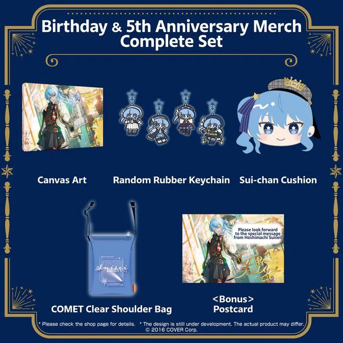 Gambar Hololive JP Hoshimachi Suisei Official Birthday & 5th Anniversary - Goods Set dari Figurastuff undefined Tokopedia