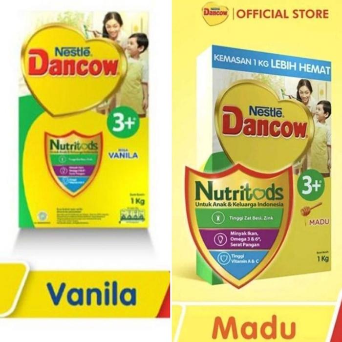 Gambar Dancow 3+ Vanila / Madu 1Kg Terlaris - MADU ED 12/24 dari Restu Bunda official undefined Tokopedia
