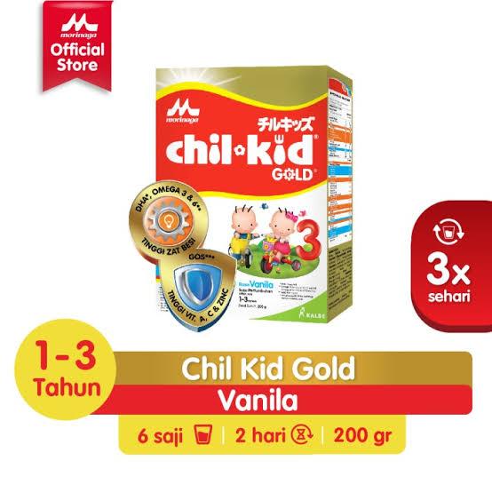 Gambar Morinaga Chil Kid Gold 200 gr Usia 1 - 3 Tahun Rasa Vanilla dari TokoSuksesMandiri undefined Tokopedia