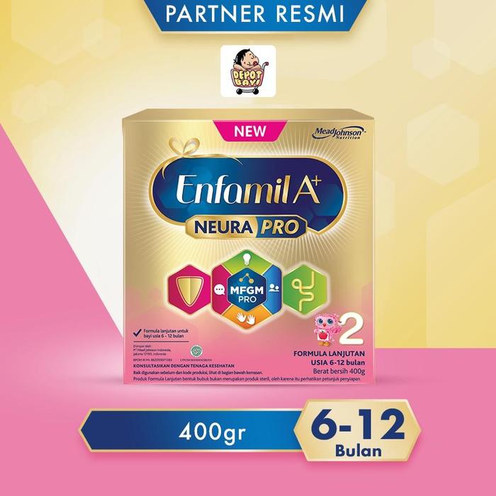 Gambar Enfamil A+2 Susu Formula Box 400 Gram Terlaris dari Restu Bunda official undefined Tokopedia