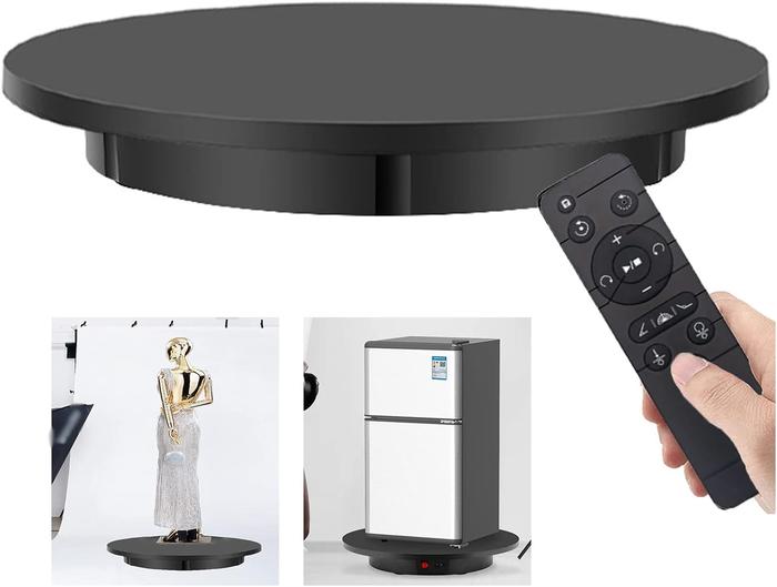 Gambar Turntable Electric Rotating Display Stand Statue Action figure ABS - 60cm, Hitam dari Nomaden Collectibles undefined Tokopedia