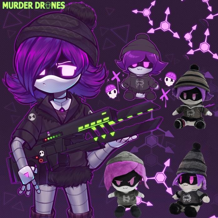 Gambar READY!! 25CM GAME MURDER DRONES MAINAN MEWAH/UZI DOORMAN/SERIAL dari qiyana shop undefined Tokopedia