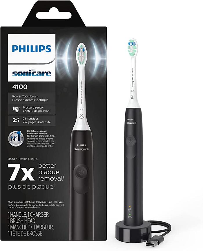 Gambar Sikat Gigi Philips Sonicare 4100 Rechargeable Electric Toothbrush - Hitam dari Gadget iPhone Jakarta undefined Tokopedia