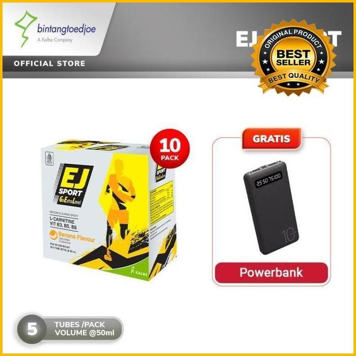 Gambar Ej Sport 10 Pack - Energy Gel Original Best Seller - Free Power Bank dari SECONDBRAND TIPAR undefined Tokopedia