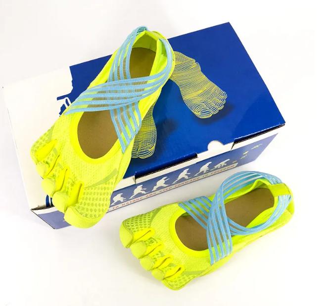 Gambar 5 Fingers Shoes Anti-Slip PoundFit Yoga Pilates Comfortable Breathable - Green dari sega-store undefined Tokopedia