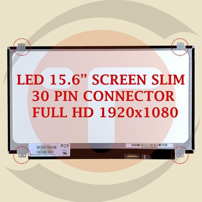 Gambar LCD LED LAPTOP 15.6 Inch SLIM 30 PIN FHD FULL HD 1920X1080 dari Tera Komputer Kepanjen undefined Tokopedia