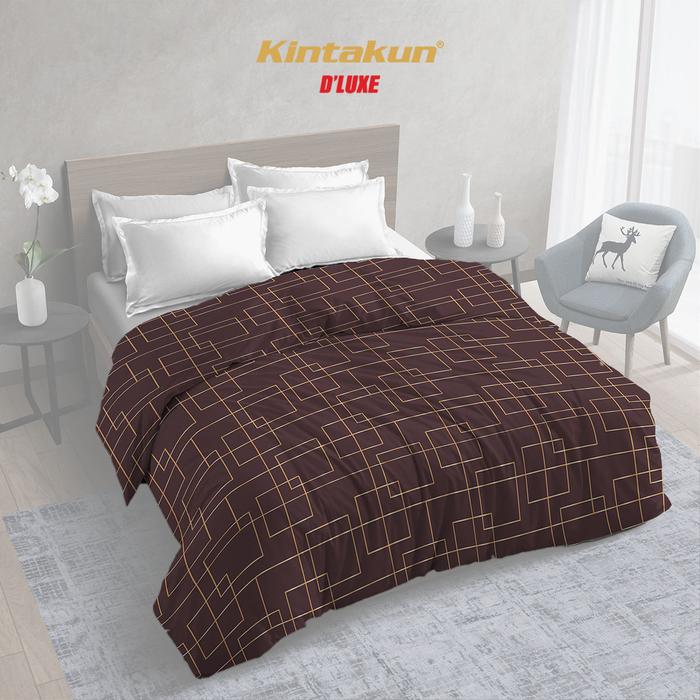 Gambar Kintakun Bed Cover Tanpa Sprei Double Single DLUXE Gold Edition 230 x 240 / 160 x 240 Kain Emas - Gipsy, 160 x 240 dari Kamar Rumahku undefined Tokopedia