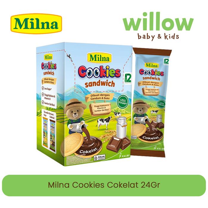 Gambar Snack Bayi - Milna Cookies 24Gr - Cokelat dari Willowbabyshop undefined Tokopedia