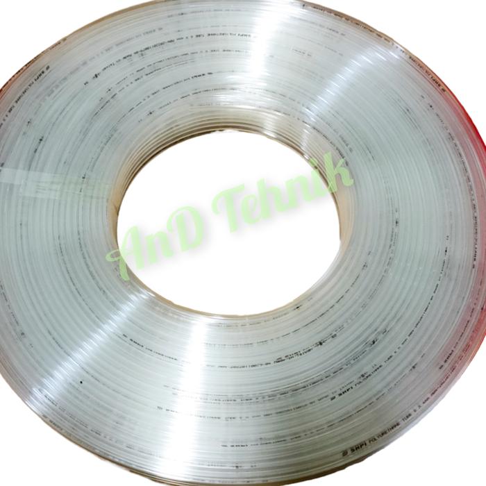 Gambar Selang Angin PU SHPI 4 x 6 / Polyurethane Penumatic Hose 4 x 6 mm Roll - Clear / Bening dari AnD tehnik undefined Tokopedia