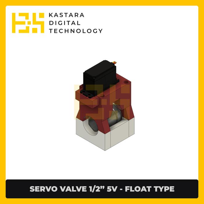 Gambar Servo Valve 1/2 Inch Custom 3D Print PLA+ Arduino ESP - Float dari Kastara Technology undefined Tokopedia