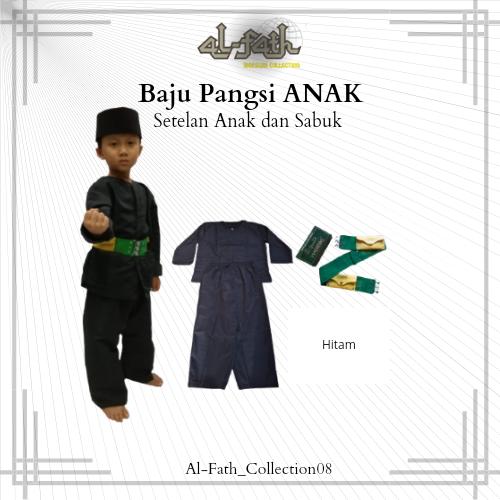 Gambar Baju Pangsi Anak Dan Sabuk Baju Pangsi/Silat Betawi Setelan Anak Tk SD - Hitam, 1 dari alfathmuslimcollection_NEW undefined Tokopedia