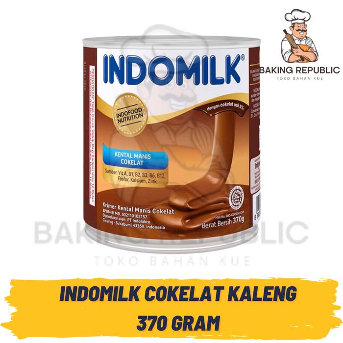 Gambar Indomilk Susu Kental Manis coklat Kemasan Kaleng 370g dari MisterJ.Online undefined Tokopedia