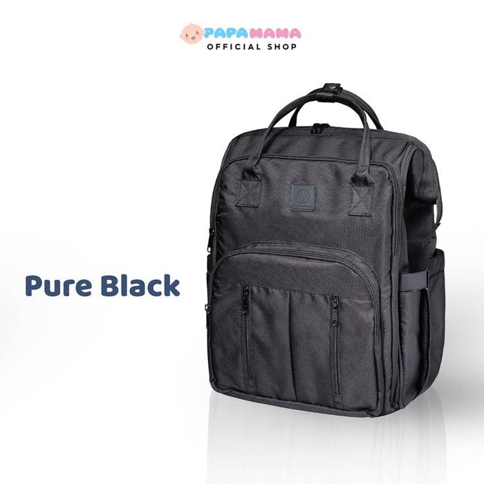 Gambar Papamama Titan - Extra Large Water Repellent Diaper Bag - 1021 Terbaru - Black dari lestii official store undefined Tokopedia