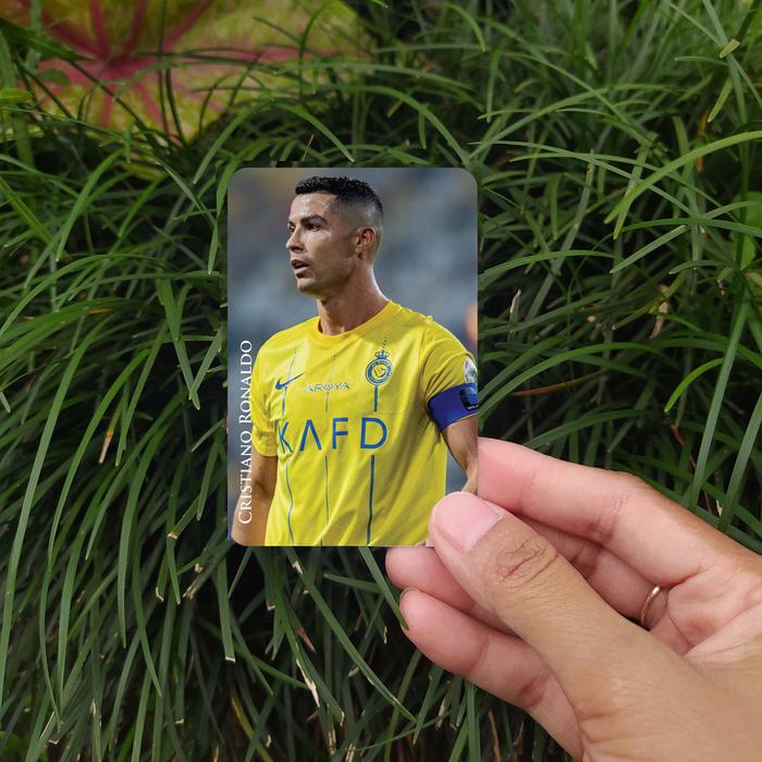 Gambar Photocard Pemain Bola - Cristiano Ronaldo - al nasr dari Win and True undefined Tokopedia