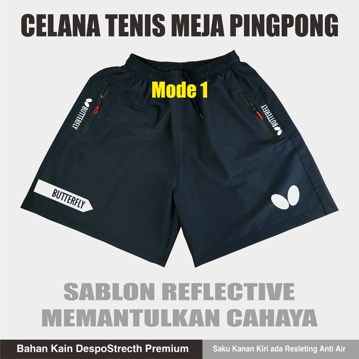 Gambar Celana Olah Raga Pingpong Lokal Unisex Tenis Meja Butterfly - Mode 1, S dari SINARPRINT PLASTIK undefined Tokopedia