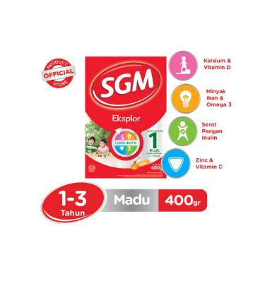Gambar SGM Eksplor 1+ 1 + 1-3 tahun 150g 400g 900g Susu Formula Anak Bayi - 150, Honey dari Veteran Susu PWK undefined Tokopedia