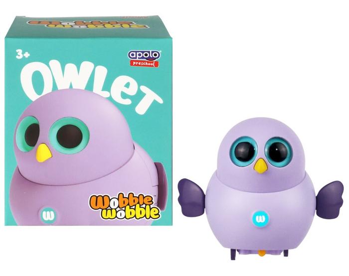 Gambar Apolo Wobble-Wobble Pre-School Mainan Cute Hewan Anak Ayam Lucu Gemas - OWL UNGU dari Toys City undefined Tokopedia
